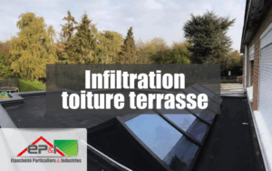 infiltration toiture terrasse Réparation d’infiltration sur toiture terrasse industrielle dans le Nord